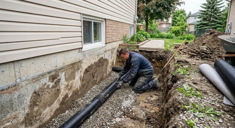 Landscape Drainage Installation Service