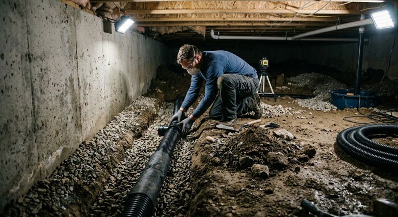 Drain Tile Installation in Tuscaloosa, AL
