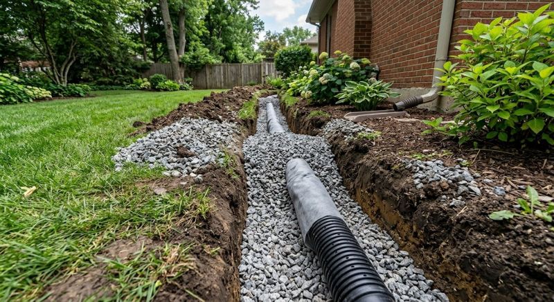 French Drain Clearing in Tuscaloosa, AL