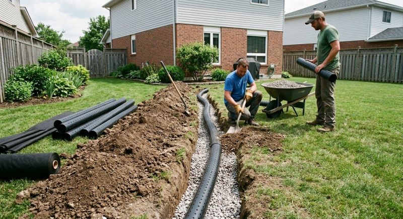 Landscape Drainage in Tuscaloosa, AL