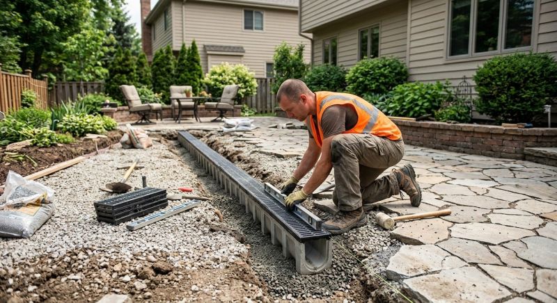 Patio Drain Installation in Tuscaloosa, AL